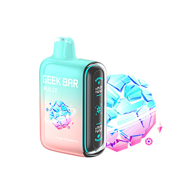 Geek Bar Pulse 15000 Frozen Strawberry – 16ml e-liquid disposable vape Pakistan