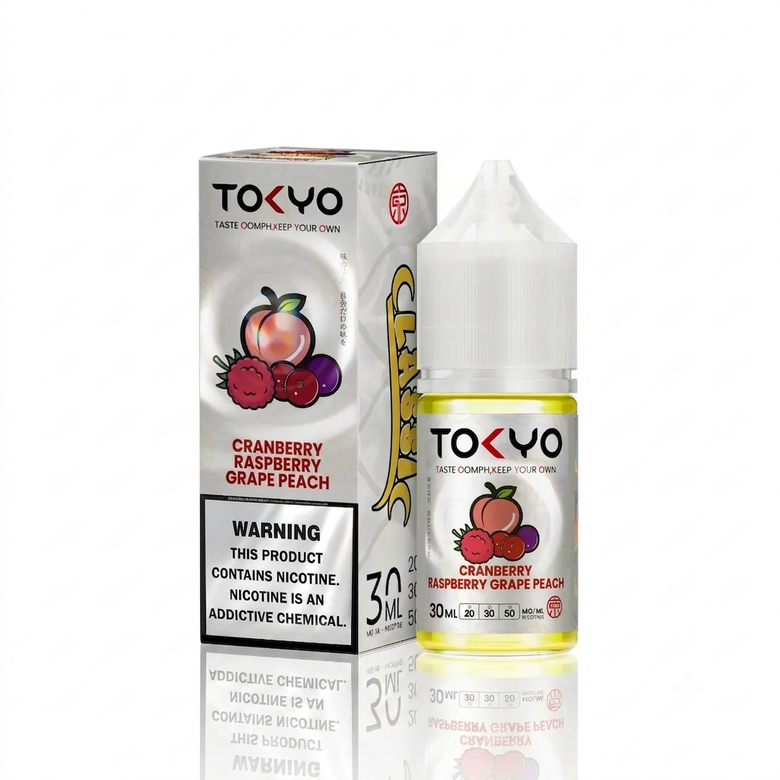 Tokyo Classic Cranberry Raspberry Grape Peach E-Liquid 30ml - price in Pakistan, Smokes Hub