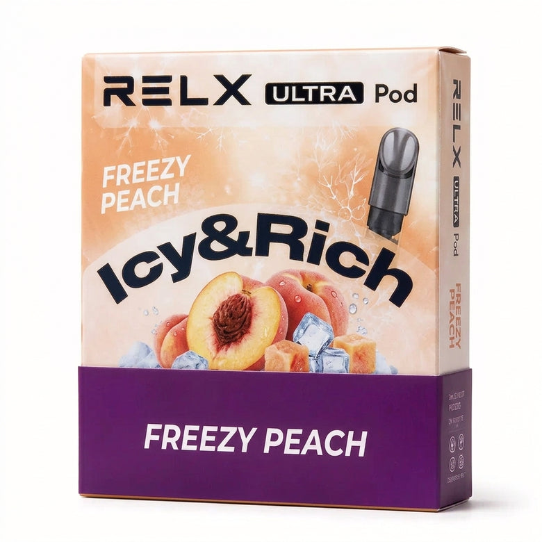 RELX Ultra Pods pack - up to 600 puffs MTL closed pod system at Smokes Hub Pakistan
