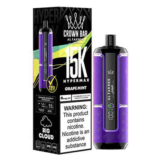 AL FAKHER CROWN BAR DISPOSABLE 15000 PUFFS