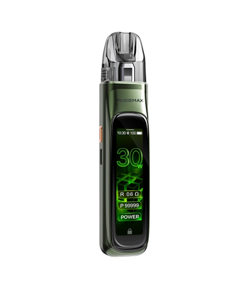 Freemax Cubic Rexa Pro Pod Kit in Green with DUOMAX mesh pods