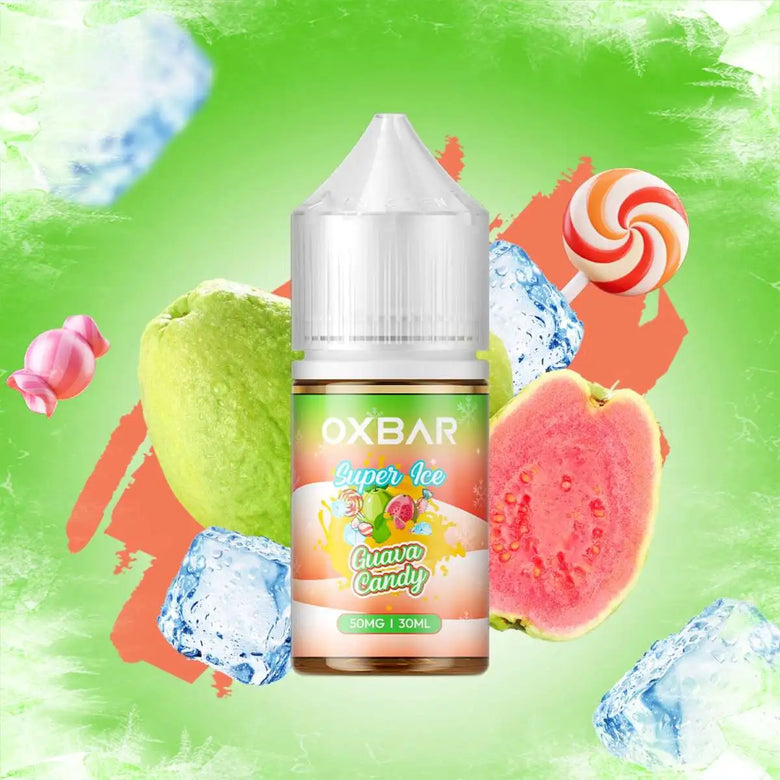 OXBAR Guava Candy Super Ice Nic Salt 30ml – icy guava candy 35mg 55mg Pakistan