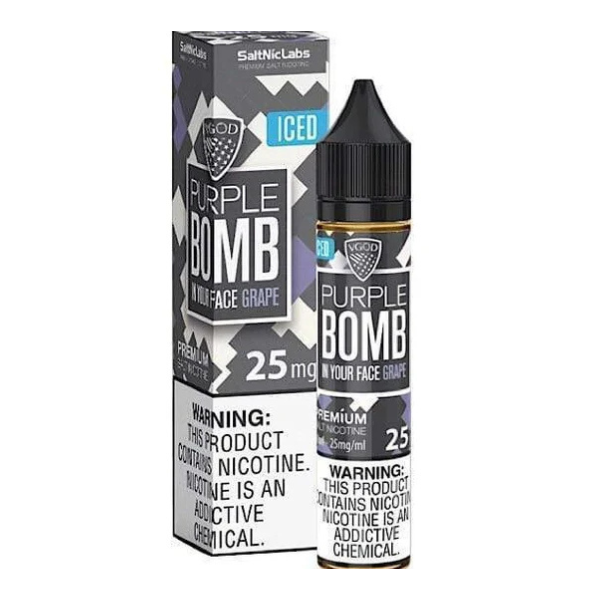 VGOD Purple Bomb Iced 30ml Nic Salt E-Liquid - price in Pakistan, Smokes Hub