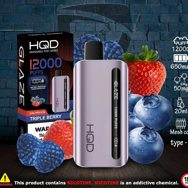 HQD Glaze 12000 Puffs Disposable Vape - price in Pakistan, Smokes Hub