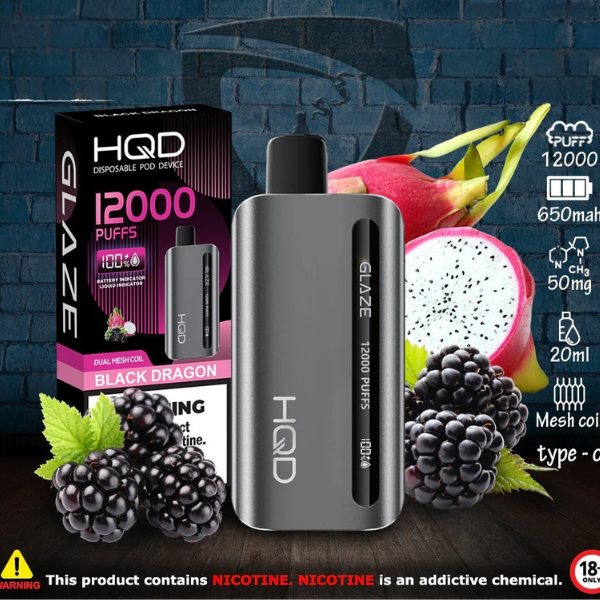 HQD Glaze 12000 Puffs Disposable Vape - price in Pakistan, Smokes Hub