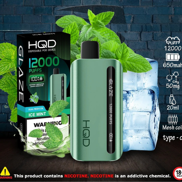 HQD Glaze 12000 Puffs Disposable Vape - price in Pakistan, Smokes Hub