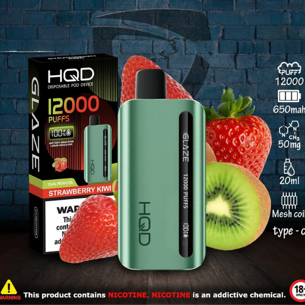 HQD Glaze 12000 Puffs Disposable Vape - price in Pakistan, Smokes Hub