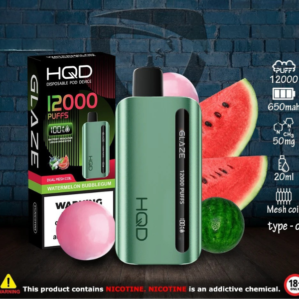 HQD Glaze 12000 Puffs Disposable Vape - price in Pakistan, Smokes Hub