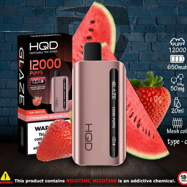 HQD Glaze 12000 Puffs Disposable Vape - price in Pakistan, Smokes Hub