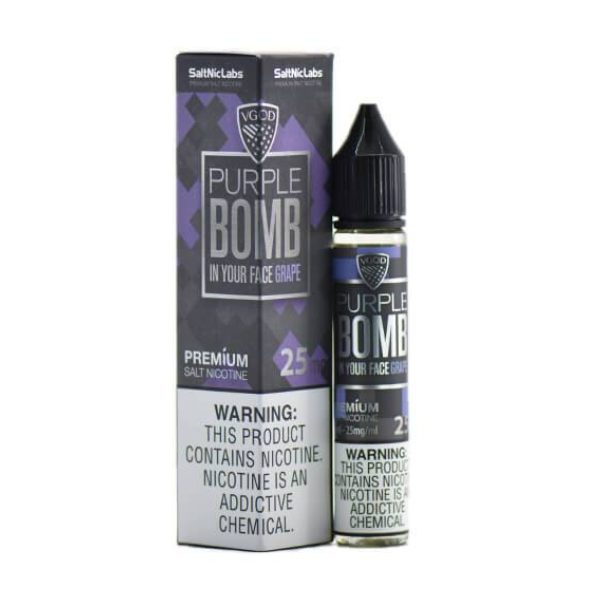 VGOD Purple Bomb 30ml Nic Salt E-Liquid - price in Pakistan, Smokes Hub