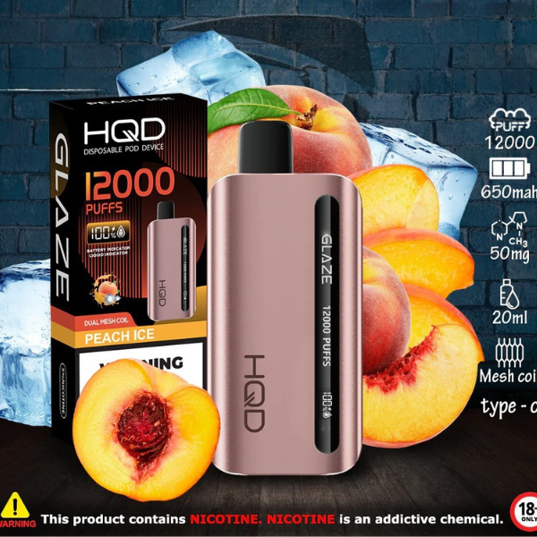 HQD Glaze 12000 Puffs Disposable Vape - price in Pakistan, Smokes Hub