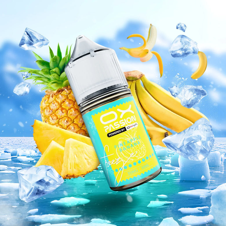 Ox Passion Pineapple Banana 30ml Nic Salt E-Liquid - price in Pakistan, Smokes Hub