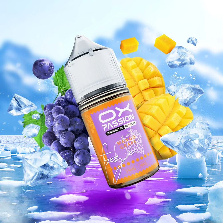 Ox Passion Mango Grape 30ml Nic Salt E-Liquid - price in Pakistan, Smokes Hub