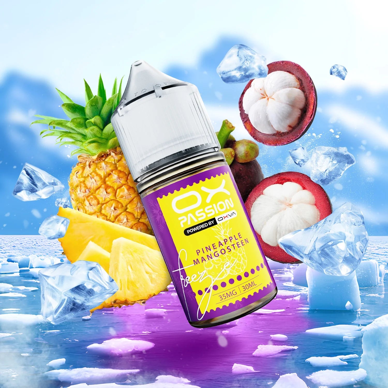 Ox Passion Freeze Flavor Pineapple Mangosteen 30ml