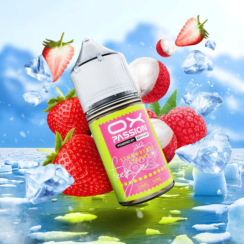 Ox Passion Strawberry Lychee 30ml Nic Salt E-Liquid - price in Pakistan, Smokes Hub