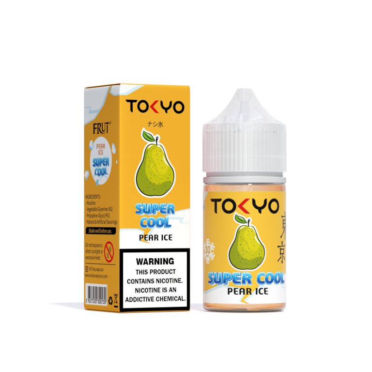 Tokyo Super Cool Pear Ice Nic Salt E-Liquid 30ml - vape flavour, price in Pakistan, Smokes Hub