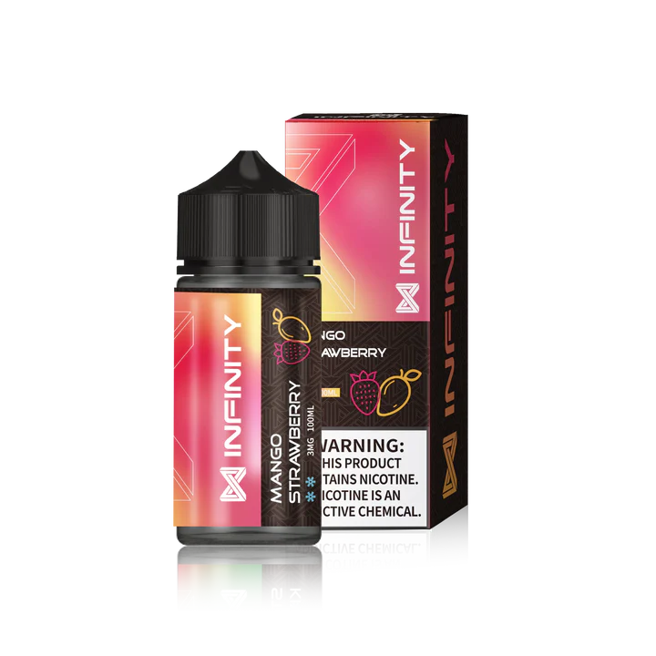 Infinity Mango Strawberry Ice 100ml Free Base E-Liquid - price in Pakistan, Smokes Hub