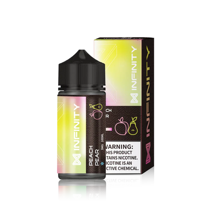 Infinity Peach Pear Ice 100ml Free Base E-Liquid - price in Pakistan, Smokes Hub
