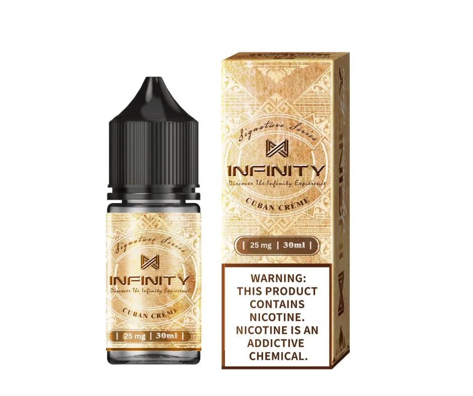 INFINITY SIGNATURE CUBAN CREME SALTNIC 30ML