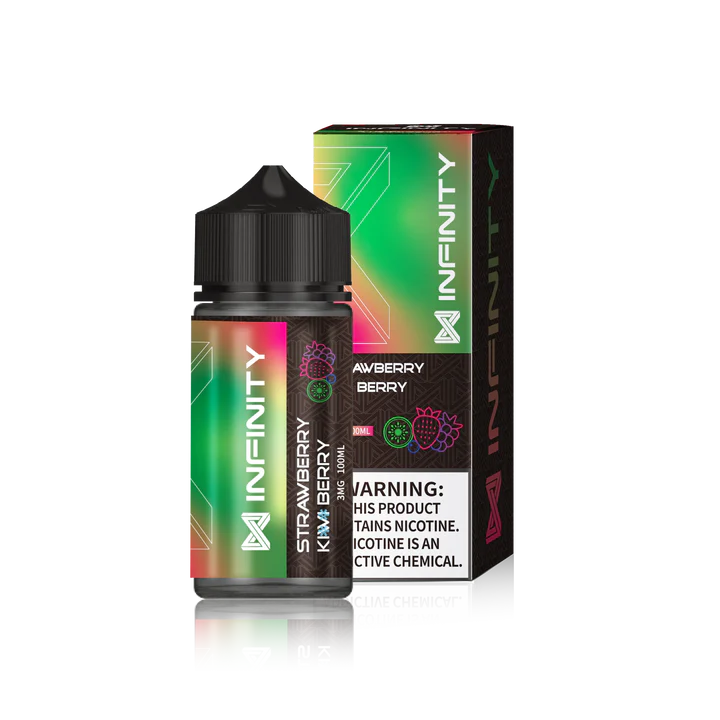 Infinity Strawberry Kiwi Berry Ice 100ml Free Base E-Liquid - price in Pakistan, Smokes Hub