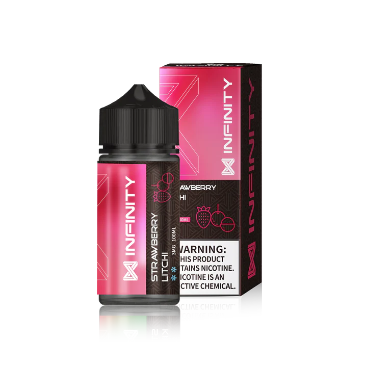 Infinity Strawberry Lychee Ice 100ml Free Base E-Liquid - price in Pakistan, Smokes Hub