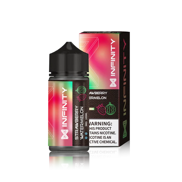 Infinity Strawberry Watermelon Ice 100ml Free Base E-Liquid - price in Pakistan, Smokes Hub