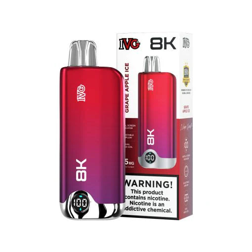 IVG Grape Apple Ice 8000 Puffs Disposable Vape - price in Pakistan, Smokes Hub