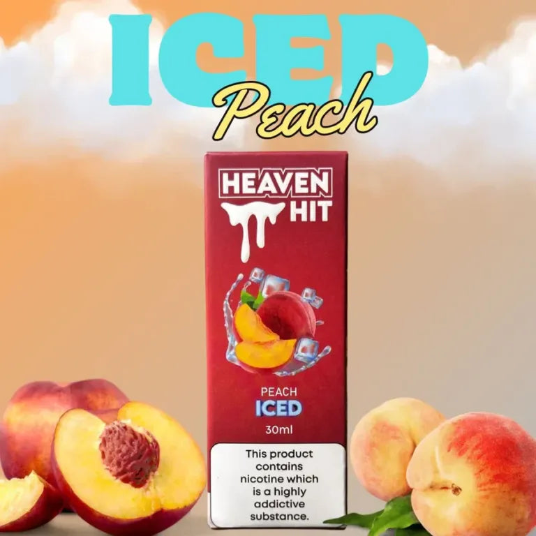 Heaven Hit Iced Peach 30ml Nic Salt E-Liquid - price in Pakistan, Smokes Hub