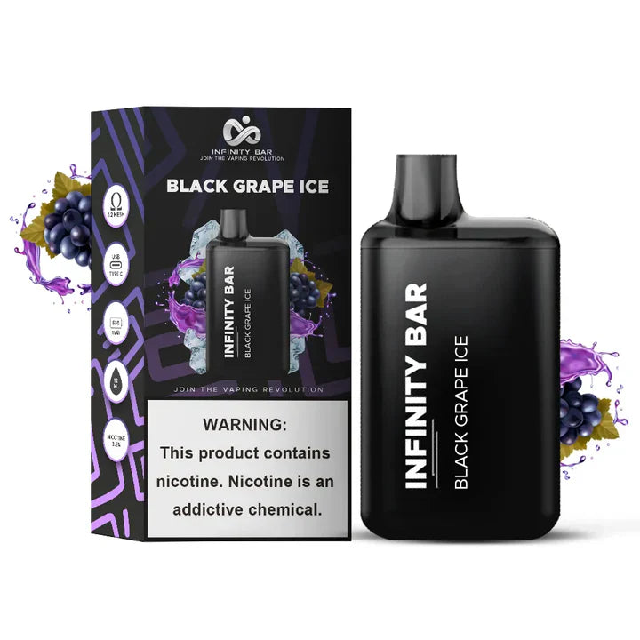 INFINITY DISPOSABLE VAPE GUAVA MANGO ICE 5000 PUFF 3.5 %