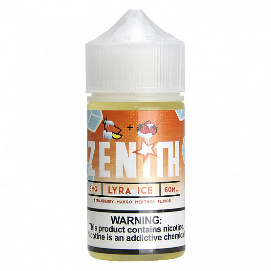 Zenith Lyra Ice 60ml Free Base E-Liquid - price in Pakistan, Smokes Hub