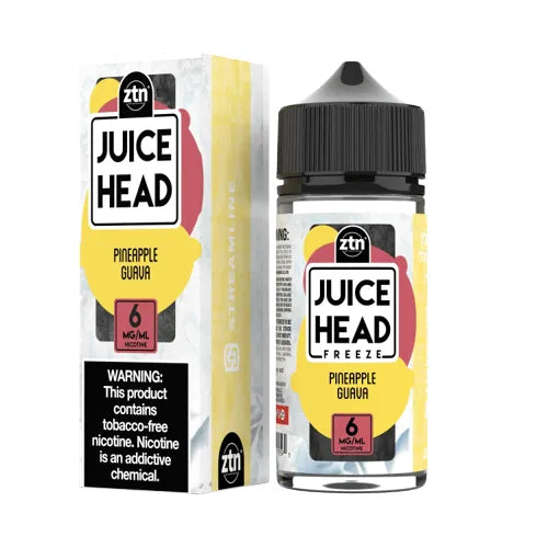 Juice Head Pineapple Guava Extra Freeze 100ml Free Base E-Liquid - price in Pakistan, Smokes Hub