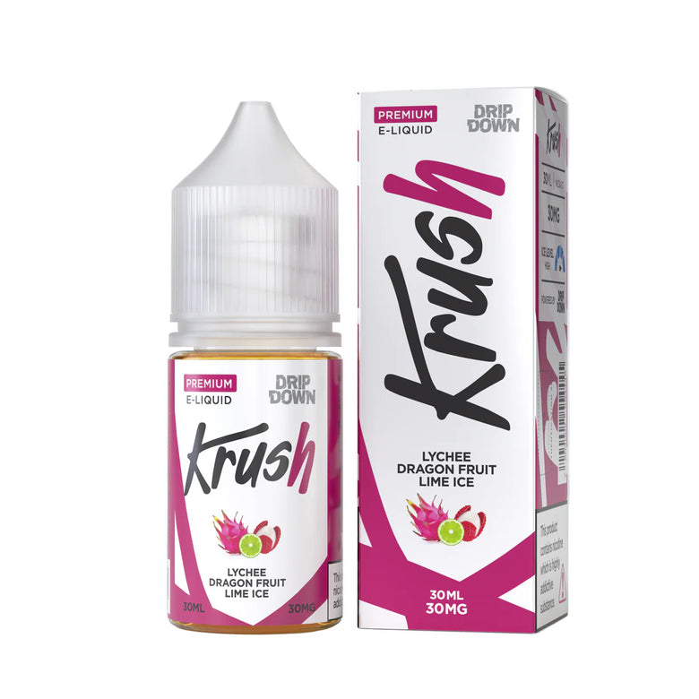 Drip Down Lychee Dragon Fruit Lime Ice 30ml Nic Salt E-Liquid - price in Pakistan, Smokes Hub