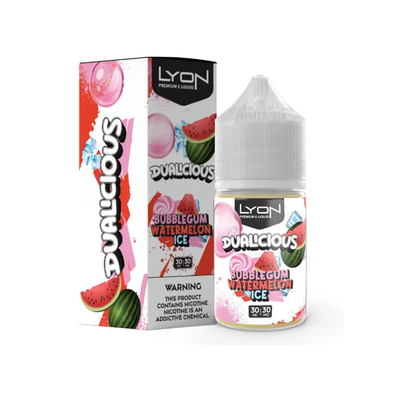 Lyon Bubblegum Watermelon Ice 30ml Nic Salt E-Liquid - price in Pakistan, Smokes Hub