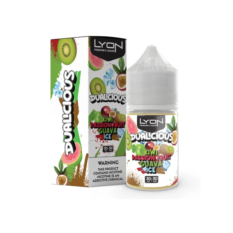 Lyon Kiwi Passionfruit Guava Ice 30ml Nic Salt E-Liquid - price in Pakistan, Smokes Hub