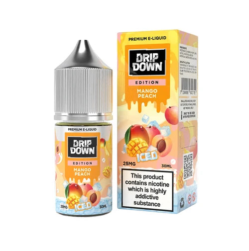 Drip Down Mango Peach Ice 30ml Nic Salt E-Liquid - price in Pakistan, Smokes Hub