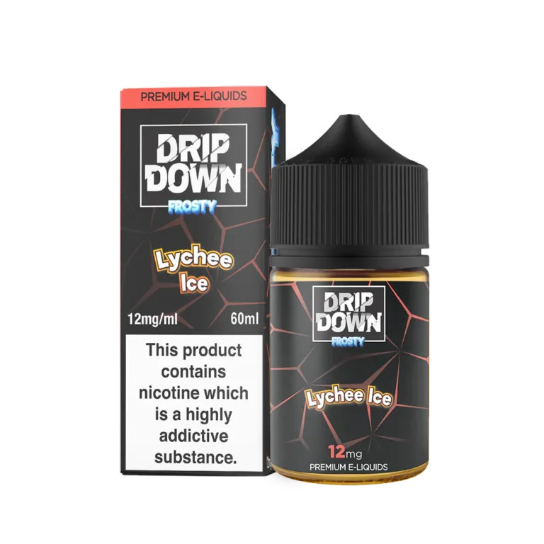 Drip Down Frosty Lychee Ice 60ml Free Base E-Liquid - price in Pakistan, Smokes Hub