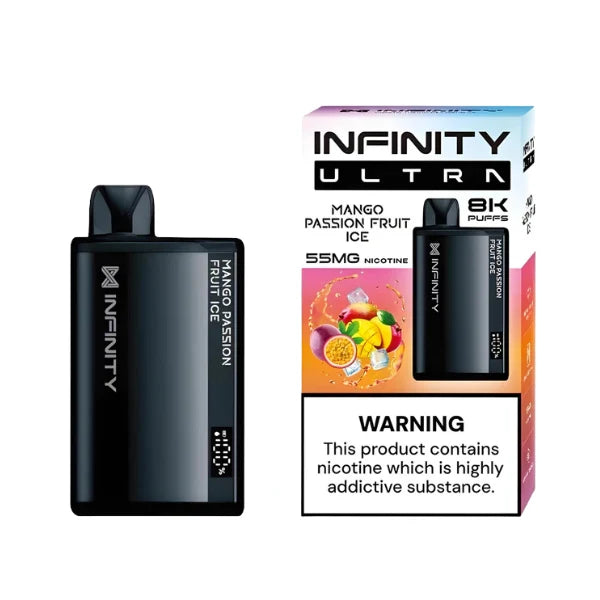 Infinity Mango Passionfruit Ice 8000 Puffs Disposable Vape - price in Pakistan, Smokes Hub