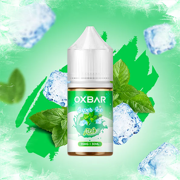 Oxbar Juices Mint Nic Salt 30ml – classic cool mint 35mg 55mg Pakistan