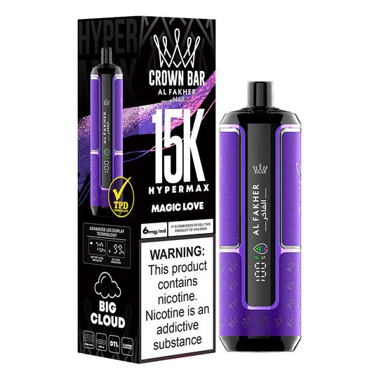 AL FAKHER CROWN BAR DISPOSABLE 15000 PUFFS