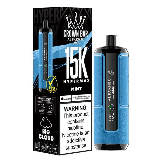 AL FAKHER CROWN BAR DISPOSABLE 15000 PUFFS