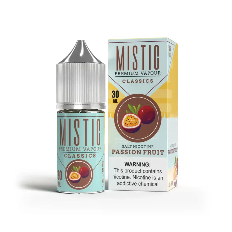 Mistic Premium Vapour Passion Fruit 30ml Nic Salt E-Liquid - price in Pakistan, Smokes Hub