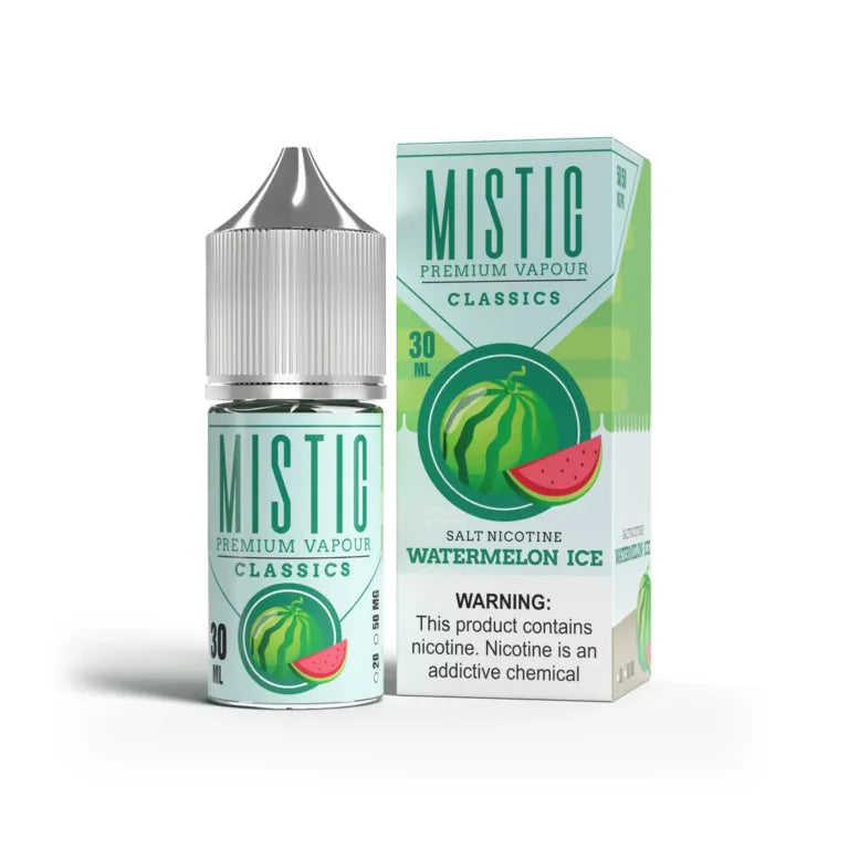 Mistic Premium Vapour Watermelon Ice 30ml Nic Salt E-Liquid - price in Pakistan, Smokes Hub