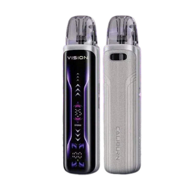 Uwell Caliburn G5 Vision Pod Kit in Moon Silver — 35W touchscreen pod system, price in Pakistan at Smokes Hub