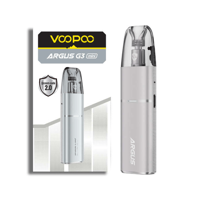 Voopoo Argus G3 Mini Pod Kit Moonlight Silver - price in Pakistan, Smokes Hub