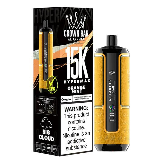 AL FAKHER CROWN BAR DISPOSABLE 15000 PUFFS