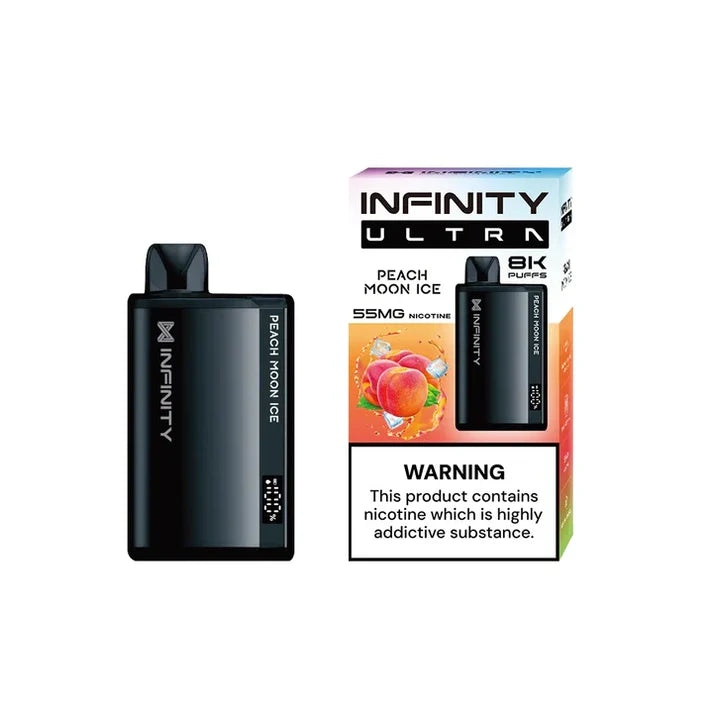 Infinity Peach Moon Ice 8000 Puffs Disposable Vape - price in Pakistan, Smokes Hub