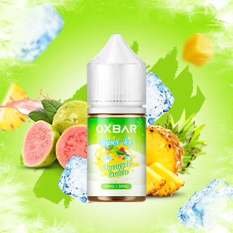 Oxbar Juices Pineapple Guava Nic Salt 30ml – tropical blend 35mg 55mg Pakistan