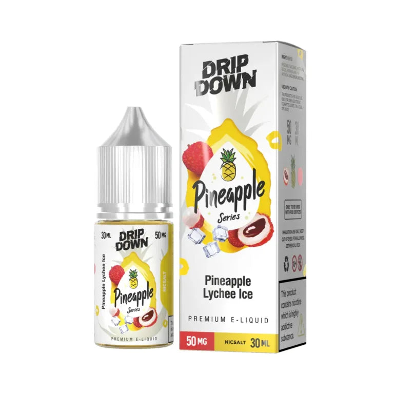 Drip Down Pineapple Lychee Ice 30ml Nic Salt E-Liquid - price in Pakistan, Smokes Hub