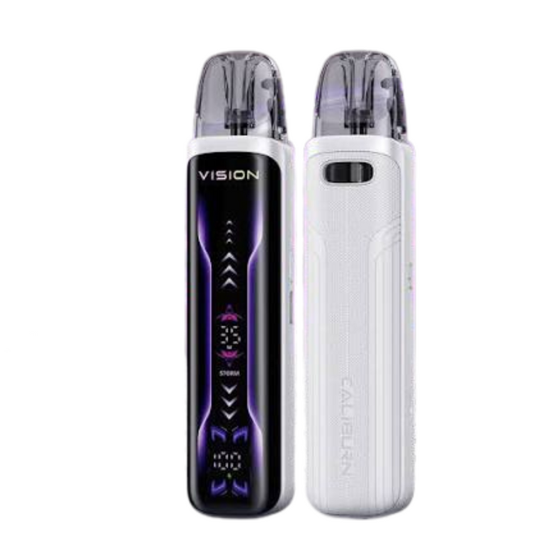 Uwell Caliburn G5 Vision Pod Kit in Pearly White — 35W touchscreen pod system, price in Pakistan at Smokes Hub