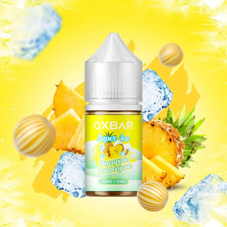OXBAR Pineapple Bubblegum Ice Nic Salt 30ml – icy pineapple candy 35mg 55mg Pakistan